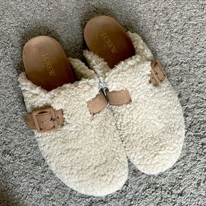 J CREW sherpa clogs NWT